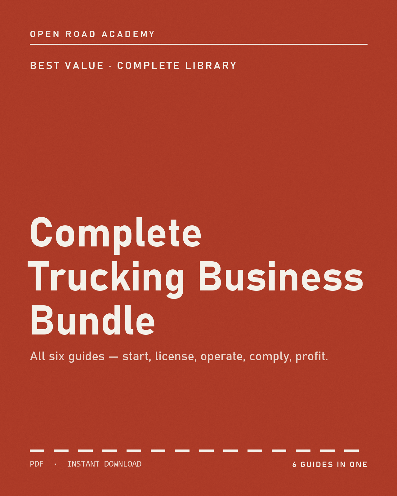 Complete Trucking Business Bundle